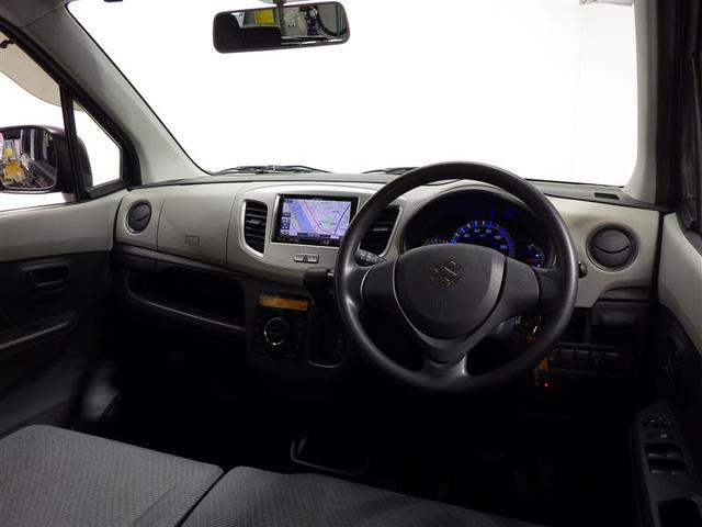 ワゴンR FX ワンセグ メモリーナビ DVD再生 バックカメラ ETC アイドリングストップ アルミホイール ベンチシート CD フル装備 エアバッグ(5枚目)