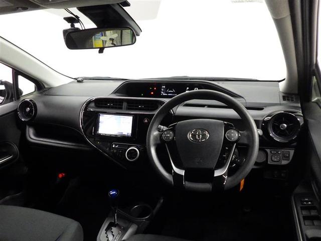 アクア S メモリーナビ ミュージックプレイヤー接続可 バックカメラ 衝突被害軽減システム ETC フル装備 エアバッグ 横滑り防止機能 ハイブリッド(5枚目)