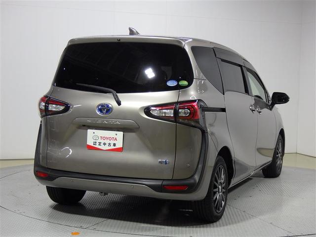 シエンタ ハイブリッド　ファンベースＧ　クエロ　フルセグ　メモリーナビ　ＤＶＤ再生　バックカメラ　衝突被害軽減システム　ＥＴＣ　ドラレコ　両側電動スライド　ＬＥＤヘッドランプ　盗難防止装置　アルミホイール　ＣＤ　スマートキー　ハーフレザー　フル装備（3枚目）