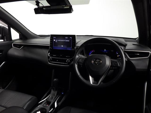 カローラクロス ハイブリッド　Ｚ　ミュージックプレイヤー接続可　バックカメラ　衝突被害軽減システム　ＥＴＣ　ＬＥＤヘッドランプ　ワンオーナー　フルエアロ　盗難防止装置　アルミホイール　電動シート　スマートキー　ハーフレザー　フル装備（5枚目）