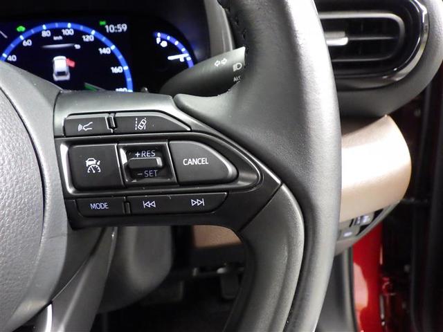 ヤリスクロス ハイブリッドZ フルセグ メモリーナビ DVD再生 ミュージックプレイヤー接続可 バックカメラ 衝突被害軽減システム ETC LEDヘッドランプ 盗難防止装置 アルミホイール CD 電動シート スマートキー フル装備(18枚目)