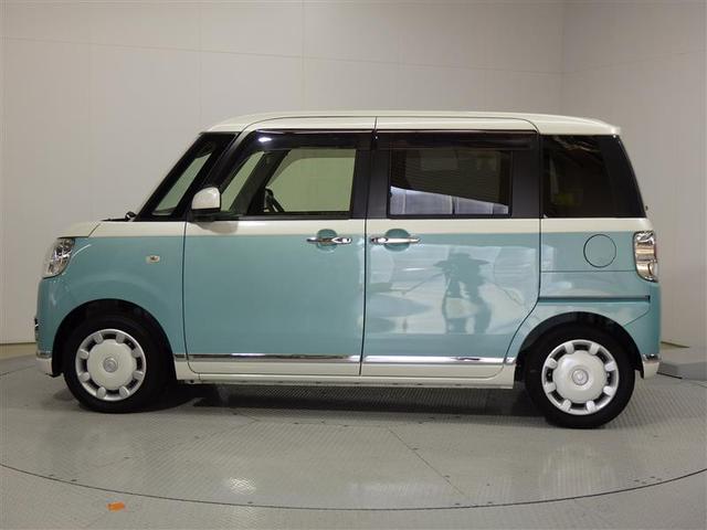 ムーヴキャンバス Ｘメイクアップリミテッド　ＳＡＩＩＩ　ＤＶＤ再生　バックカメラ　衝突被害軽減システム　ＥＴＣ　両側電動スライド　アイドリングストップ　盗難防止装置　ベンチシート　ＣＤ　スマートキー　フル装備　エアバッグ　横滑り防止機能（2枚目）