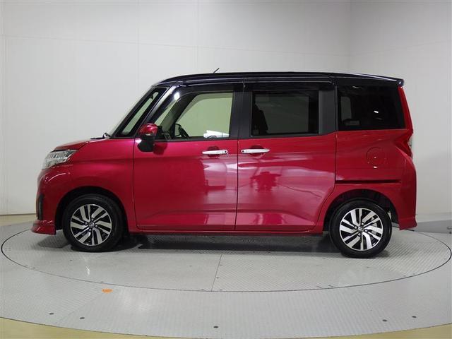 ルーミー カスタムＧ　両側電動スライド　ＬＥＤヘッドランプ　ウオークスルー　アイドリングストップ　盗難防止装置　アルミホイール　ＣＤ　スマートキー　オートクルーズコントロール　フル装備　エアバッグ　横滑り防止機能（2枚目）