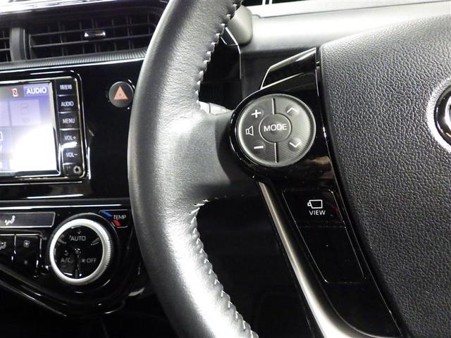 アクア クロスオーバー グラム ワンセグ メモリーナビ バックカメラ 衝突被害軽減システム ETC LEDヘッドランプ アルミホイール CD スマートキー ハーフレザー フル装備 エアバッグ 横滑り防止機能 ハイブリッド(15枚目)