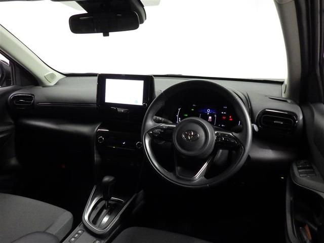 ヤリスクロス ハイブリッドＧ　フルセグ　ミュージックプレイヤー接続可　バックカメラ　衝突被害軽減システム　ＥＴＣ　ＬＥＤヘッドランプ　ワンオーナー　盗難防止装置　アルミホイール　スマートキー　オートクルーズコントロール　フル装備（5枚目）