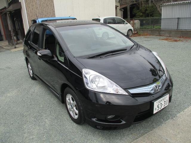 フィットシャトルハイブリッド ハイブリッド・ナビプレミアムセレクション　純正ＨＤＤナビ　ガラスコーティング済　異臭無し　ハイブリッド車　燃費リッター２５キロ（2枚目）