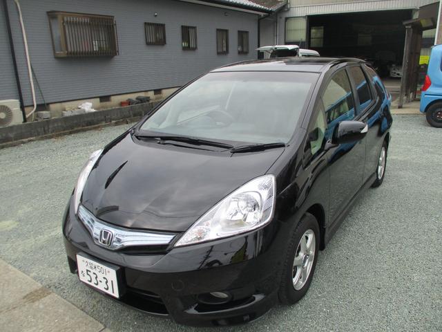 フィットシャトルハイブリッド ハイブリッド・ナビプレミアムセレクション　純正ＨＤＤナビ　ガラスコーティング済　異臭無し　ハイブリッド車　燃費リッター２５キロ（6枚目）