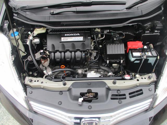 フィットシャトルハイブリッド ハイブリッド・ナビプレミアムセレクション　純正ＨＤＤナビ　ガラスコーティング済　異臭無し　ハイブリッド車　燃費リッター２５キロ（63枚目）