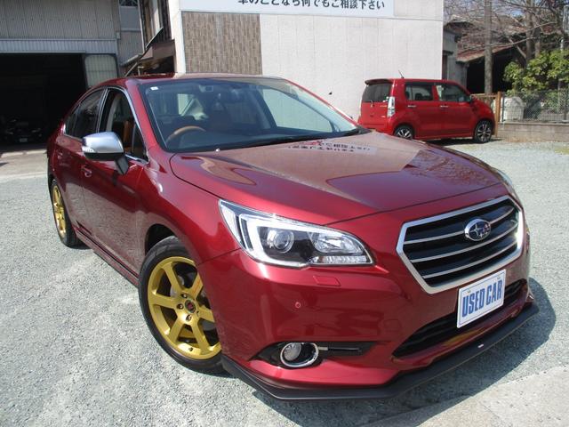 レガシィＢ４ スポルヴィータ　３００台限定車。Ｓｔｉフロントリップ。社外製トランクスポイラー、トミーカイラＰＲＯ　Ｓホイール（2枚目）