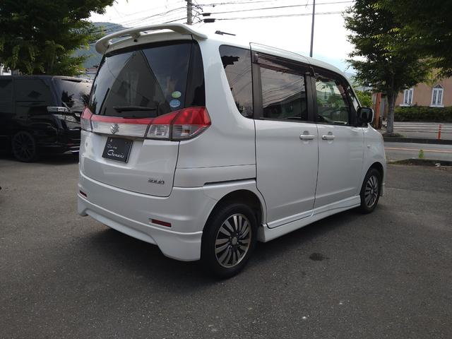 ソリオ Ｘ　車検２年付／フリップダウンモニター／新品タイヤ＆バッテリー／左パワスラ／ナビ（Ｂｌｕｅｔｏｏｔｈ・フルセグＴＶ・ＤＶＤ）スマートキー２本／キセノンＨＩＤ／ＥＴＣ（6枚目）