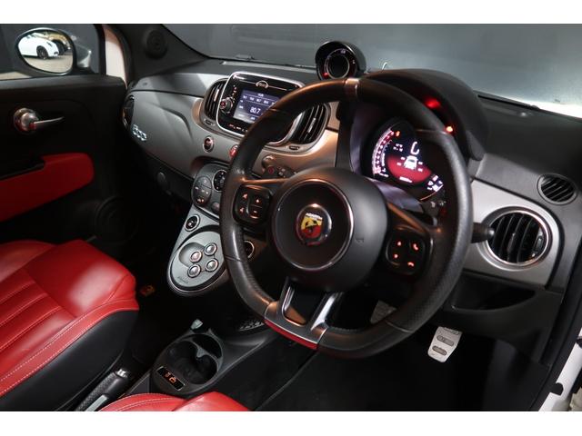 アバルト595 ツーリズモ 純正ディスプレイオーディオ 前後ドライブレコーダー ETC パドルシフト フロント&リアフォグランプ Bluetooth接続対応&USB接続ポート 純正17インチアルミホイール 取説&保証書 1年保証(60枚目)