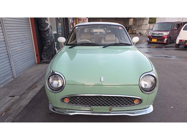 フィガロ 　Ｂｌｕｅｔｏｏｔｈオーディオ　メモリーナビ　ＴＶ　パワステ　パワーウィンドウ　エアコン　オートマチック（2枚目）