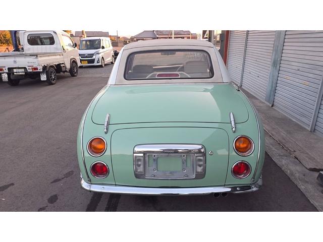 フィガロ 　Ｂｌｕｅｔｏｏｔｈオーディオ　メモリーナビ　ＴＶ　パワステ　パワーウィンドウ　エアコン　オートマチック（4枚目）