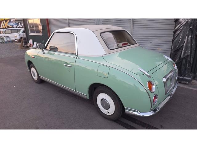 フィガロ 　Ｂｌｕｅｔｏｏｔｈオーディオ　メモリーナビ　ＴＶ　パワステ　パワーウィンドウ　エアコン　オートマチック（6枚目）