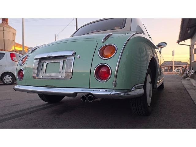 フィガロ 　Ｂｌｕｅｔｏｏｔｈオーディオ　メモリーナビ　ＴＶ　パワステ　パワーウィンドウ　エアコン　オートマチック（7枚目）