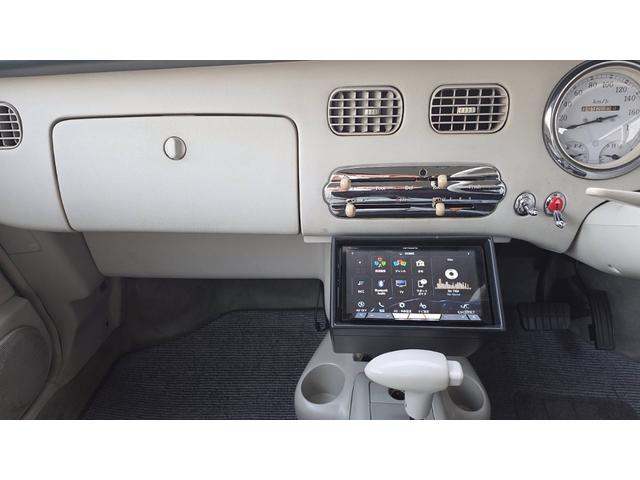 フィガロ 　Ｂｌｕｅｔｏｏｔｈオーディオ　メモリーナビ　ＴＶ　パワステ　パワーウィンドウ　エアコン　オートマチック（15枚目）