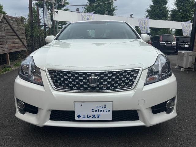 クラウン アスリート　ＥＴＣ　オートクルーズコントロール　バックカメラ　ナビ　ＴＶ　アルミホイール　ＨＩＤ　ＡＴ　スマートキー　電動格納ミラー　盗難防止システム　パワーシート　ＣＤ　ＤＶＤ再生　ＵＳＢ（3枚目）