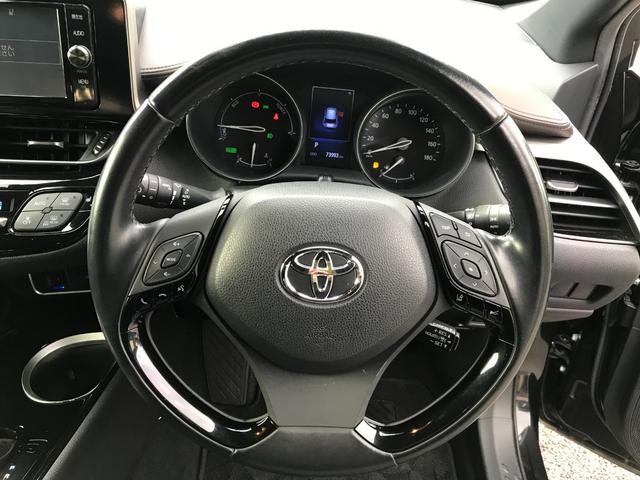 Ｃ－ＨＲ Ｇ　クリアランスソナー　オートクルーズコントロール　レーンアシスト　衝突被害軽減システム　ナビ　ＴＶ　オートライト　アルミホイール　スマートキー　アイドリングストップ　電動格納ミラー　シートヒーター（3枚目）