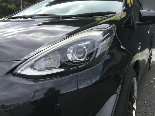 アクア Ｓスタイルブラック　ＴＲＤエアロ・社外１７インチアルミホイール・クリアランスソナー・シートヒーター・ナビ・フルセグＴＶ・バックカメラ・ＥＴＣ・トヨタセーフティセンス・ＬＥＤヘッドライト（33枚目）