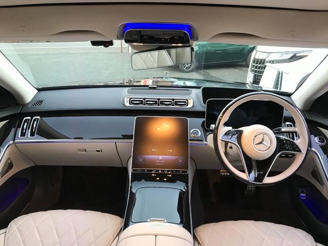 Ｓクラス Ｓ５８０　４マチックロング　ＡＭＧラインパッケージ　ドライブレコーダー　クリアランスソナー　オートクルーズコントロール　パークアシスト　衝突被害軽減システム　全周囲カメラ　ナビ　アルミホイール　サンルーフ　ＣＶＴ　シートヒーター　シートエアコン（2枚目）