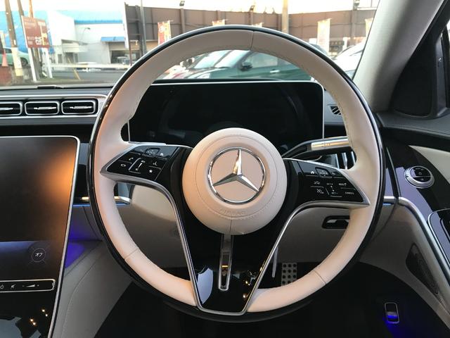 Ｓクラス Ｓ５８０　４マチックロング　ＡＭＧラインパッケージ　ドライブレコーダー　クリアランスソナー　オートクルーズコントロール　パークアシスト　衝突被害軽減システム　全周囲カメラ　ナビ　アルミホイール　サンルーフ　ＣＶＴ　シートヒーター　シートエアコン（3枚目）