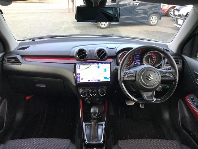 スイフトスポーツ ベースグレード　ドライブレコーダー　ＥＴＣ　全周囲カメラ　ナビ　オートクルーズコントロール　レーンアシスト　衝突被害軽減システム　アルミホイール　オートライト　ＬＥＤヘッドランプ　スマートキー　電動格納ミラー（2枚目）