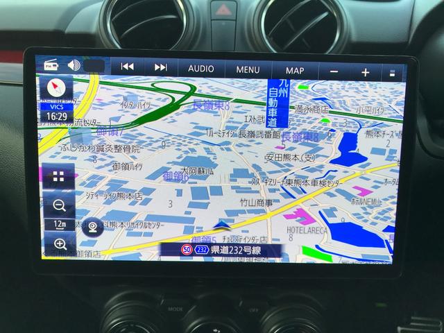 スイフトスポーツ ベースグレード　ドライブレコーダー　ＥＴＣ　全周囲カメラ　ナビ　オートクルーズコントロール　レーンアシスト　衝突被害軽減システム　アルミホイール　オートライト　ＬＥＤヘッドランプ　スマートキー　電動格納ミラー（4枚目）