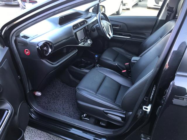 アクア Gブラックソフトレザーセレクション ドライブレコーダー ETC バックカメラ ナビ オートクルーズコントロール レーンアシスト 衝突被害軽減システム アルミホイール オートマチックハイビーム オートライト スマートキー 電動格納ミラー(38枚目)