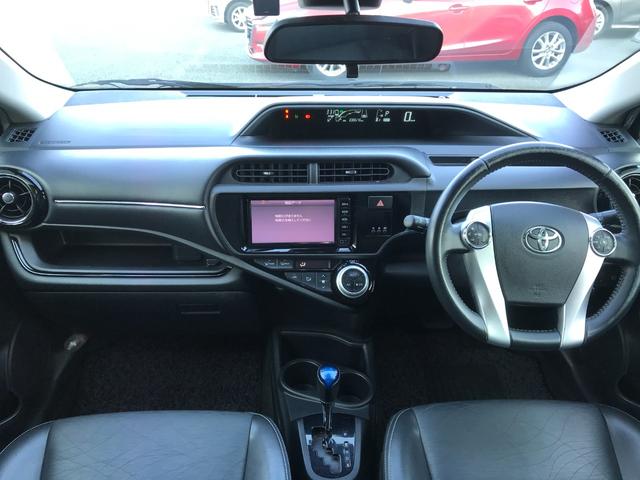 アクア Gブラックソフトレザーセレクション ドライブレコーダー ETC バックカメラ ナビ オートクルーズコントロール レーンアシスト 衝突被害軽減システム アルミホイール オートマチックハイビーム オートライト スマートキー 電動格納ミラー(53枚目)