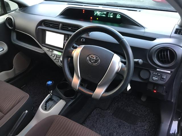 アクア G ETC ナビ TV キーレスエントリー 電動格納ミラー CVT 衝突安全ボディ ABS ESC Bluetooth エアコン パワーステアリング パワーウィンドウ(35枚目)