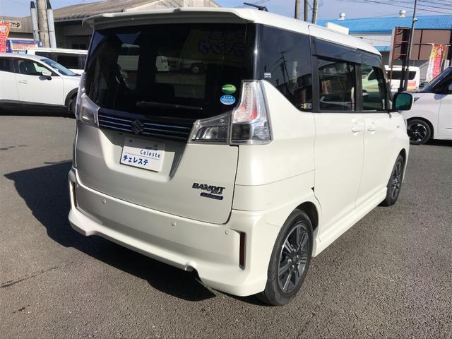 ソリオバンディット ハイブリッドＭＶ　ドライブレコーダー　バックカメラ　ナビ　ＴＶ　両側スライド・片側電動　クリアランスソナー　オートクルーズコントロール　レーンアシスト　衝突被害軽減システム　アルミホイール　オートライト（17枚目）