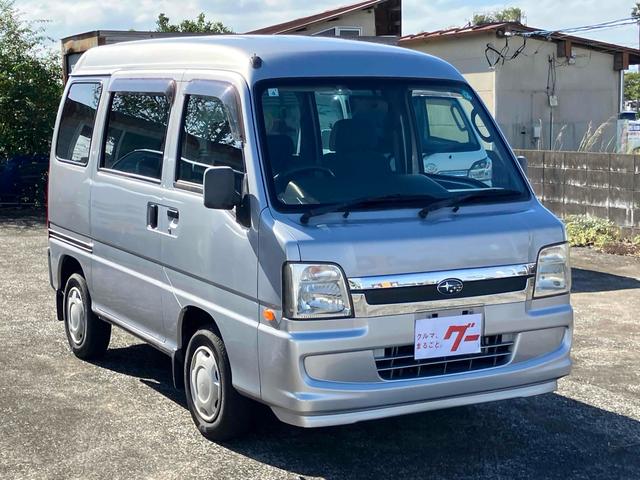 サンバーバン ディアス 記録簿新車継続記載 コラムAT 両側スライドドア キーレスエントリー エアコン パワーステアリング パワーウィンドウ 運転席エアバッグ 助手席エアバッグ(13枚目)