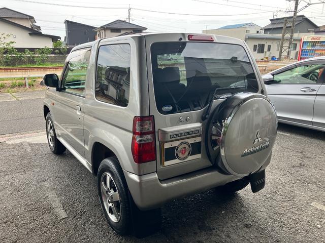 パジェロミニ アクティブフィールドエディション　４ＷＤ　キーレスエントリー　電動格納ミラー　ＡＴ　ＡＢＳ　アルミホイール　衝突安全ボディ　エアコン　パワーステアリング　パワーウィンドウ（15枚目）