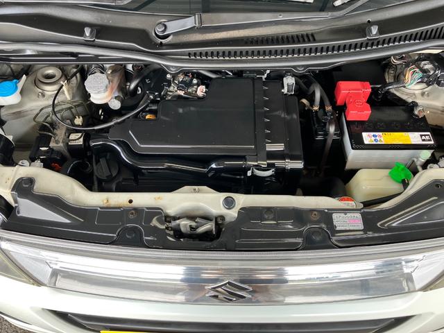ワゴンＲスティングレー Ｘ　ＨＩＤ　スマートキー　電動格納ミラー　ベンチシート　ＡＴ　盗難防止システム　ＡＢＳ　ＣＤ　　アルミホイール　衝突安全ボディ　オートエアコン　エンジンプッシュスタート（20枚目）