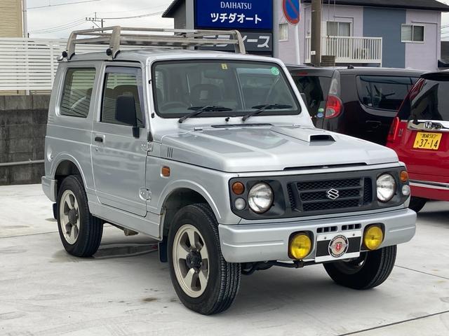 ジムニー ランドベンチャー　４ＷＤ　アルミホイール　背面タイヤ　ハードカバー　ルーフキャリア　インタークーラーターボ　オートマ車　エアコン　ＣＤデッキ（15枚目）