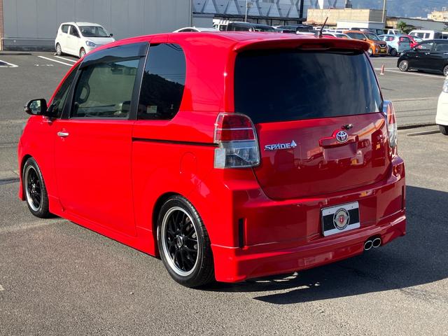 スペイド Ｘ　モデリスタエアロ　社外ＡＷ　車高調　ドライブレコーダー　ＥＴＣ　バックカメラ　ナビ　ＴＶ　衝突被害軽減システム　本革調シートカバー　片側電動スライドドア　スマートキー　アイドリングストップ（18枚目）