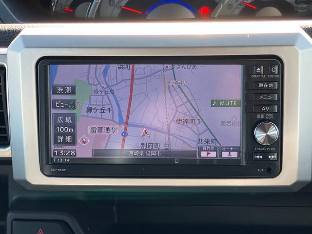 ウェイク G SA バックカメラ 両側電動スライドドア ナビ TV 衝突被害軽減システム 社外AW オートライト LEDヘッドランプ スマートキー アイドリングストップ ベンチシート ターボ CVT 盗難防止システム(4枚目)