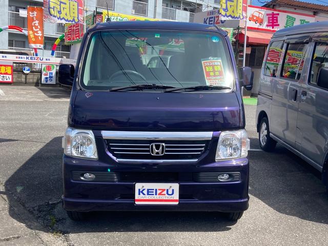 バモス Ｍ　ナビ　両側スライドドア　エアコン　パワステ　パワーウィンドウ　走行９８０００ｋｍ　オートマ　純正アルミホイール（3枚目）