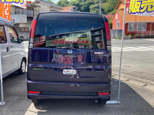 バモス Ｍ　ナビ　両側スライドドア　エアコン　パワステ　パワーウィンドウ　走行９８０００ｋｍ　オートマ　純正アルミホイール（7枚目）
