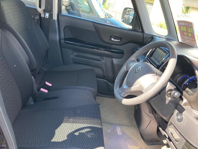 スペーシア G 車検令和7年6月 走行68000km ナビ フルセグ Bluetooth接続 純正アルミホイール 記録簿 ベンチシート スマートキー 両側スライドドア(13枚目)