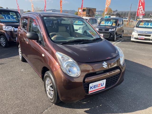 アルト Ｆ　ナビ／フルセグＴＶ　キーレス　Ｗエアバッグ　１３インチアルミホイール（4枚目）