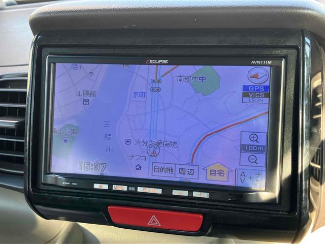 N-BOX G 両側スライド・片側電動 ナビ スマートキー アイドリングストップ 電動格納ミラー ベンチシート CVT 盗難防止システム ABS ESC アルミホイール 衝突安全ボディ エアコン パワーステアリング(4枚目)