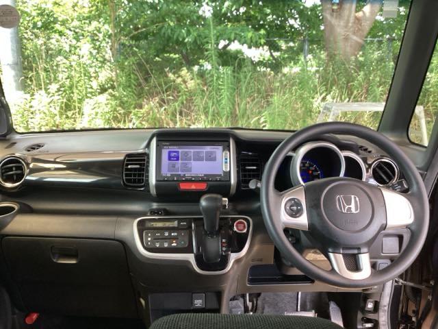Ｎ－ＢＯＸ＋カスタム Ｇ車いす仕様車　純正ナビ　車いす仕様　リアカメラ　横滑り防止　福祉車両　バックカメラ　スマートキー　ＥＴＣ　オートエアコン　ＡＢＳ　アイドリングストップ　盗難防止システム　ベンチシート（3枚目）