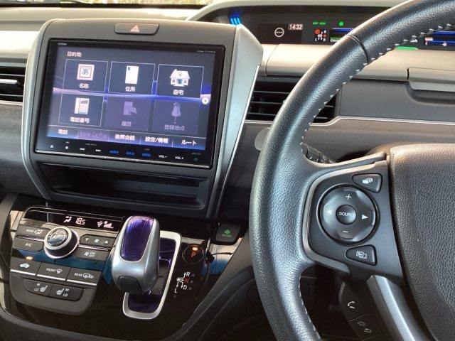 ホンダ純正メモリーナビ搭載ですので、遠距離へのお出かけもお任せ下さい。