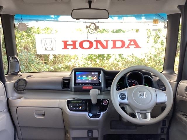 Ｎ－ＢＯＸ Ｇ・Ｌパッケージ　メモリーナビ　ＥＴＣ　フルセグ　Ｉ－ＳＴＯＰ　メンテナンスノート　カラーバックモニター　全席ＰＷ　イモビライザー　ナビテレビ　地ＴＶ　ＡＡＣ　横滑り防止　スマートキー　ＤＶＤ再生　ＡＢＳ　キーレスＥ（2枚目）