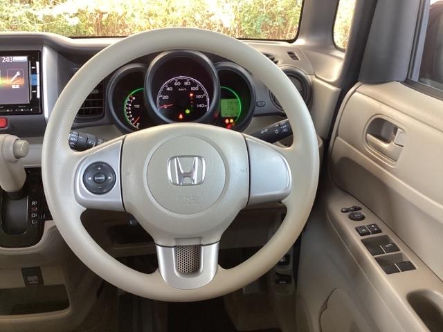 Ｎ－ＢＯＸ Ｇ・Ｌパッケージ　メモリーナビ　ＥＴＣ　フルセグ　Ｉ－ＳＴＯＰ　メンテナンスノート　カラーバックモニター　全席ＰＷ　イモビライザー　ナビテレビ　地ＴＶ　ＡＡＣ　横滑り防止　スマートキー　ＤＶＤ再生　ＡＢＳ　キーレスＥ（3枚目）