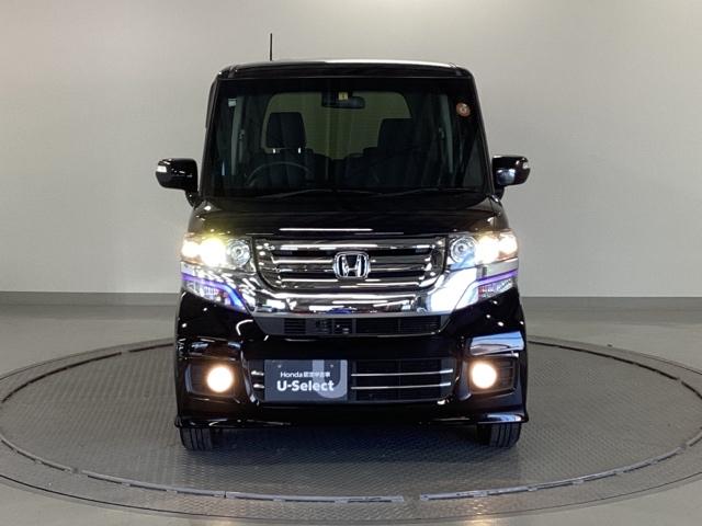 Ｎ－ＢＯＸカスタム Ｇ・Ｌパッケージ　メモリーナビ　ドラレコ　ＥＴＣ　リアカメラ　アイドリングストップ車　ナビ・ＴＶ　スマキ－　地デジＴＶ　パワーウィンドウ　片側電動両側スライドドア　盗難防止システム　オートエアコン　パワステ　整備記録簿（7枚目）