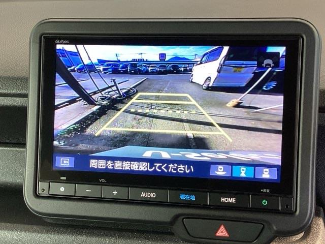 N-BOXカスタム ベースグレード メモリーナビ ドラレコ ETC リアカメラ USB接続 CMBS Dレコ ベンチシート オートエアコン スマートキ LED 盗難防止装置 クルコン バックカメラ フルセグTV パワーステアリング(13枚目)