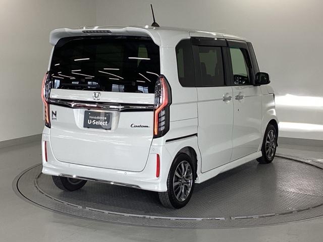 N-BOXカスタム L 純正メモリーナビ 両側電動スライドドア 両席電動スライドドア Pソナー サイドエアバッグ ナビTV Aストップ シートヒータ ベンチシート 点検記録簿 キーフリーシステム LEDライト リアカメ AC(8枚目)