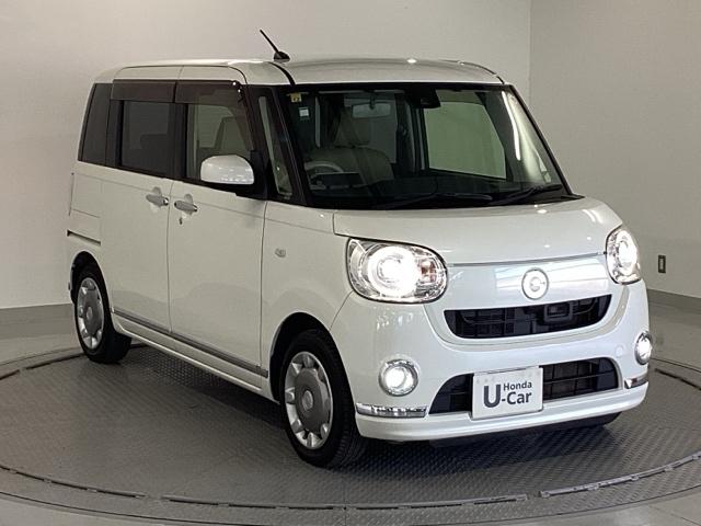 ムーヴキャンバス ＧメイクアップＳＡＩＩ　メモリーナビ　両側電動スライドドア　両側自動スライドドア　ナビ＆ＴＶ　衝突回避支援　地デジＴＶ　リアカメラ　ＡＡＣ　キーフリーキー　プッシュスタートスマートキー　ＬＥＤ　Ｗエアバック　イモビ　パワステ（7枚目）